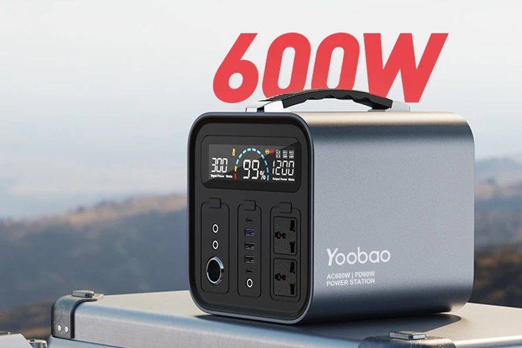 Trạm sạc dự phòng Yoobao EN600S 500Wh AC 220V 600W